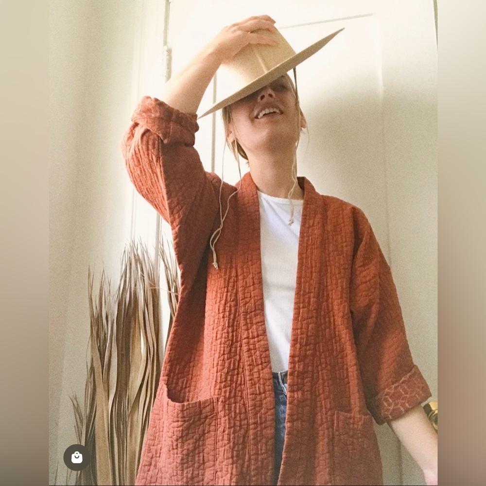Curator SF Jules Cardigan in Rust